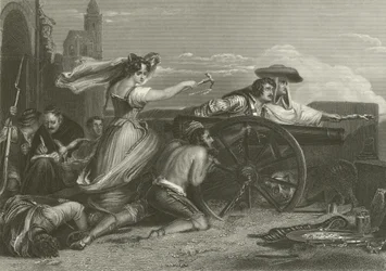 La difesa di Saragozza, Spagna, 1808